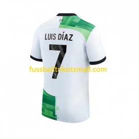 Fußballtrikots Liverpool Luis Diaz 7 2023-2024 Kurzarm Auswärts-trikot kaufen